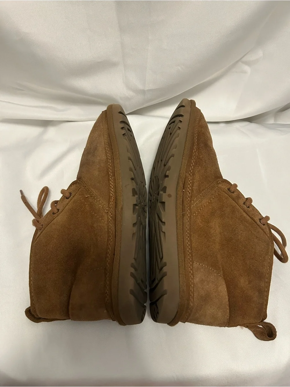 Women’s Brown Suede Lace-Up Casual Boots